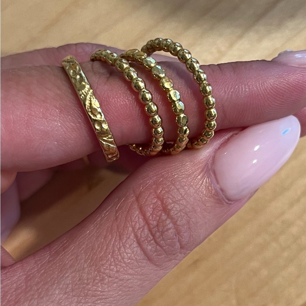 14K gold filled rings